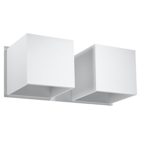 Kinkiet ścienny QUAD biały 2xG9 Kinkiet ścienny QUAD biały 2xG9