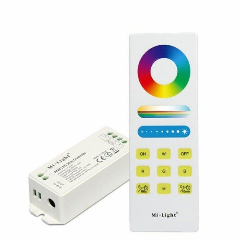 Kontroler LED RGB RF 15A 180W 12VDC/24VDC odbiornik + pilot dotykowy biały 2,4ghz Wireless fut043a_2 Kontroler LED RGB RF 15A 180W 12VDC/24VDC odbiornik + pilot dotykowy biały 2,4ghz Wireless fut043a_2
