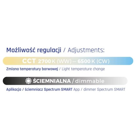 MODERNA 36W Wi-Fi CCT DIM Spectrum SMART MODERNA 36W Wi-Fi CCT DIM Spectrum SMART