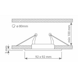 OPRAWA JOTA K/1 - ZŁOTA SZCZOTKOWANA [SREBRNY RING]