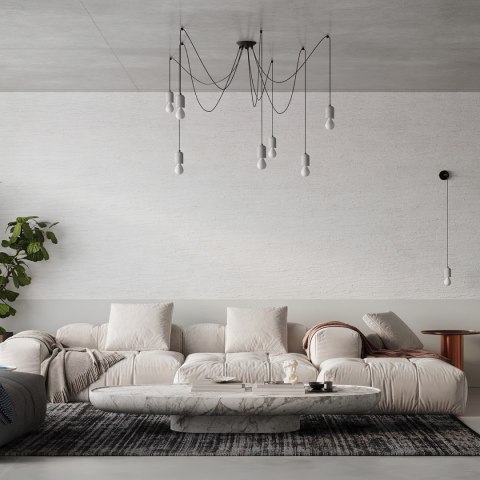 Lampa wisząca NESO 7xE27 beton-czarna_7 Lampa wisząca NESO 7xE27 beton-czarna_7
