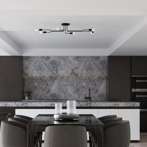 Lampa sufitowa natynkowa HECTOR 4xE27 czarna_3 Lampa sufitowa natynkowa HECTOR 4xE27 czarna_3
