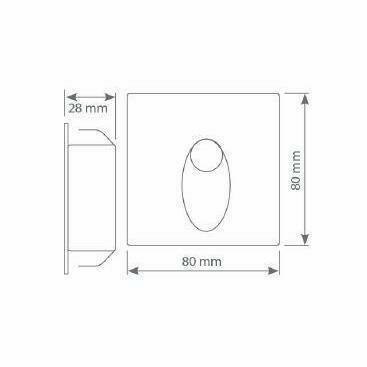 Oprawa schodowa LED STEPI Mosiądz 1,2W 12VDC 3000K Oprawa schodowa LED STEPI Mosiądz 1,2W 12VDC 3000K