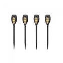 Lampa Solarna Zestaw 4szt V-TAC Wbijana 1W LED 50cm 6 godzin (Opak. 4szt) VT-724 2200K