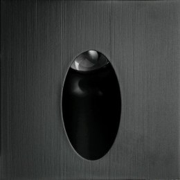 Oprawa schodowa LED STEPI Czarna 1,2W 12VDC 3000K