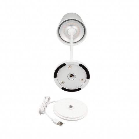 Lampka Biurkowa Nocna V-TAC 2W LED Ładowanie Ściemnianie IP54 Biała VT-7522 3000K 200lm Lampka Biurkowa Nocna V-TAC 2W LED Ładowanie Ściemnianie IP54 Biała VT-7522 3000K 200lm