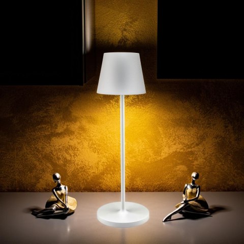 Lampka Biurkowa Nocna V-TAC 2W LED Ładowanie Ściemnianie IP54 Biała VT-7522 3000K 200lm Lampka Biurkowa Nocna V-TAC 2W LED Ładowanie Ściemnianie IP54 Biała VT-7522 3000K 200lm