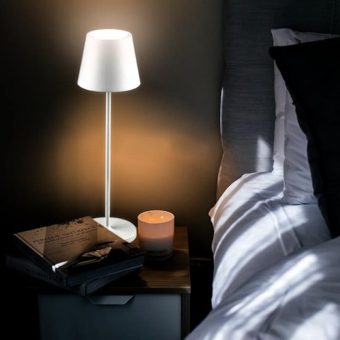 Lampka Biurkowa Nocna V-TAC 2W LED Ładowanie Ściemnianie IP54 Biała VT-7522 3000K 200lm Lampka Biurkowa Nocna V-TAC 2W LED Ładowanie Ściemnianie IP54 Biała VT-7522 3000K 200lm