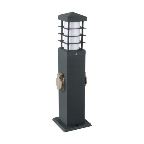 Słupek Ogrodowy V-TAC 2 Gniazda 45cm E27 IP44 Grafit VT-1155-1 Słupek Ogrodowy V-TAC 2 Gniazda 45cm E27 IP44 Grafit VT-1155-1